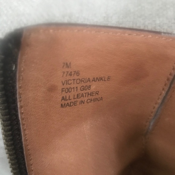 Frye women’s Victoria brown leather boots size 7 - Picture 2 of 7